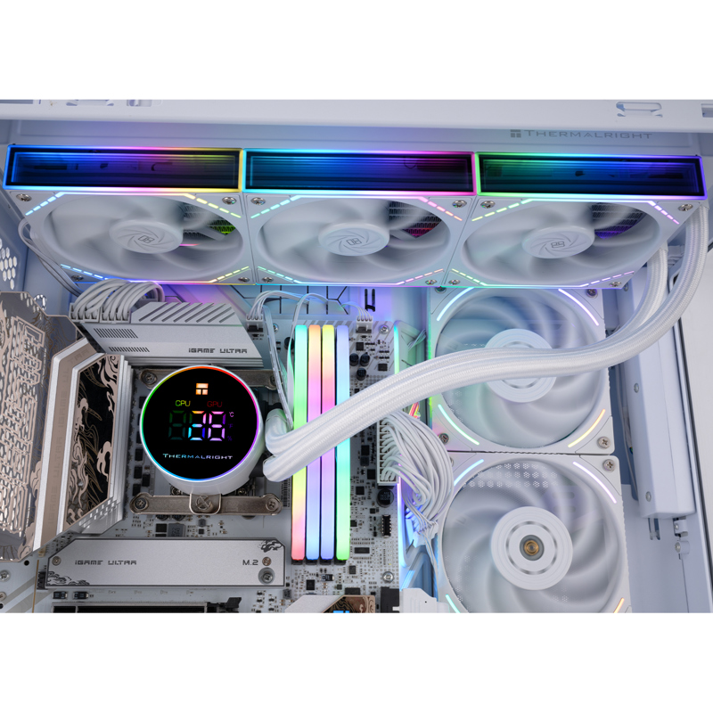 Система жидкостного охлаждения Thermalright Frozen Magic 360 Digital V2, шум 28.2 дБА, фото 7