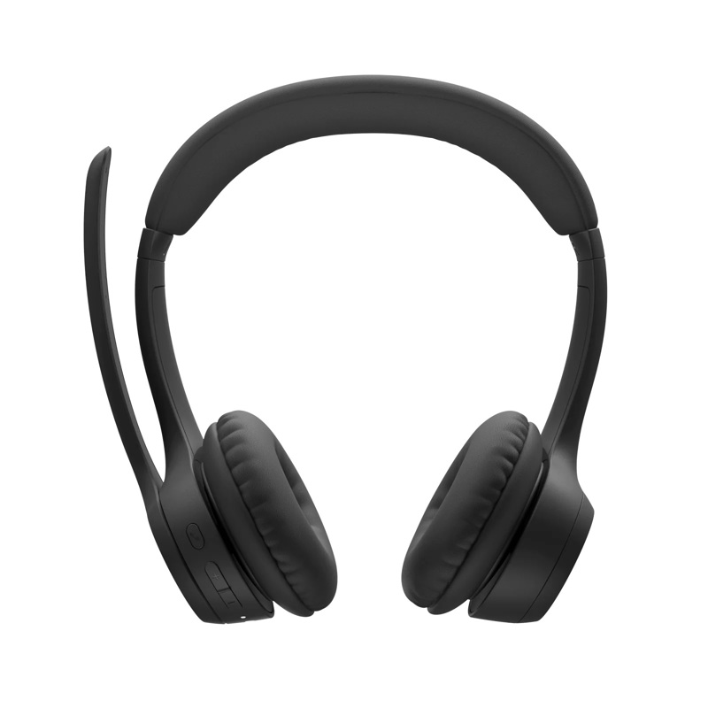 Гарнитура Logitech Zone 300, Bluetooth 5.3, накладные, чёрный, микрофон поворотный, для офиса, фото 5