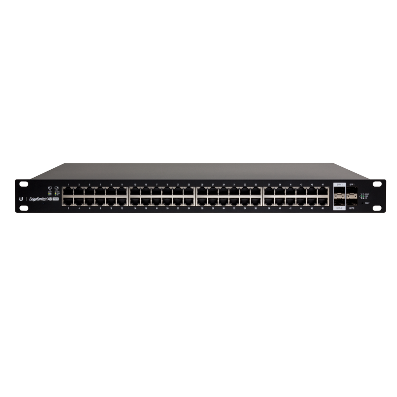 Коммутатор Ubiquiti EdgeSwitch ES-48-500W управляемый, 48 портов 1 Гбит/с PoE+, 2 SFP+, 1U, фото 3
