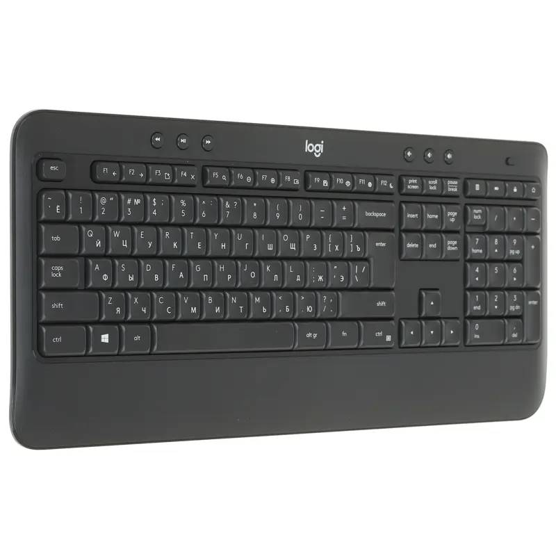 Комплект клавиатура и мышь Logitech Desktop Advanced MK540, радиоканал, фото 3