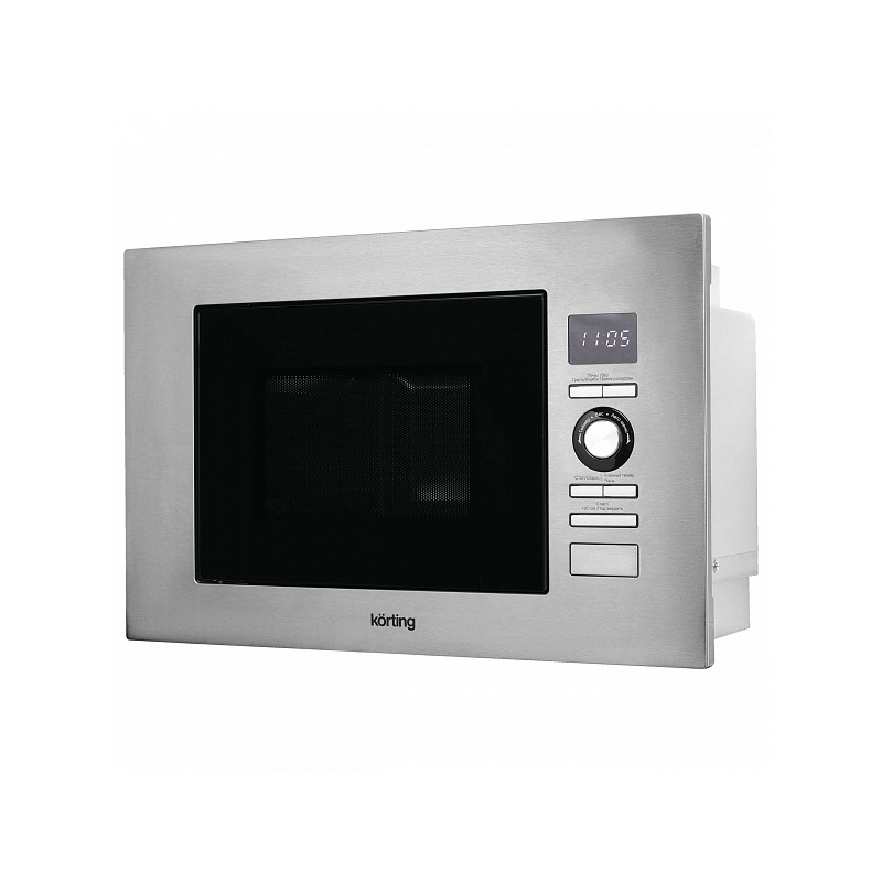 Встраиваемая микроволновая печь Korting KMI 720 X, 20 л, 900 Вт, гриль 1000 Вт, нержавеющая сталь, фото 7