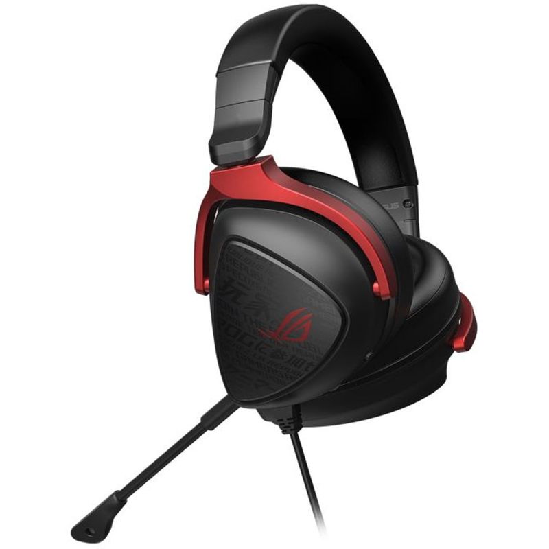 Гарнитура ASUS ROG DELTA S COR, проводное подключение, Mini-jack, накладные полноразмерные, чёрный, фото 3