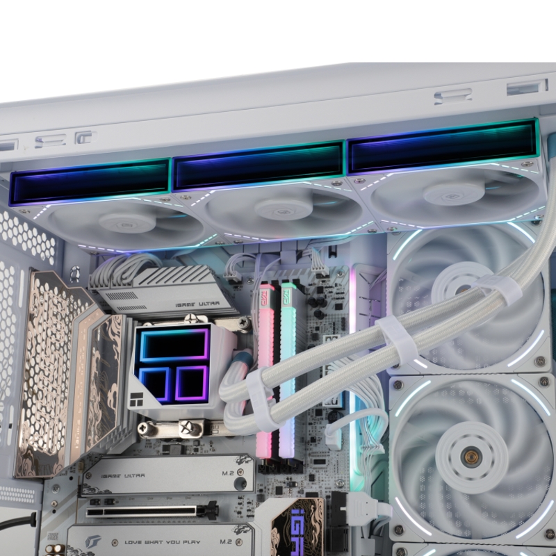 Система жидкостного охлаждения Thermalright Frozen Infinity 360, вентилятор 120 мм, белый, фото 9