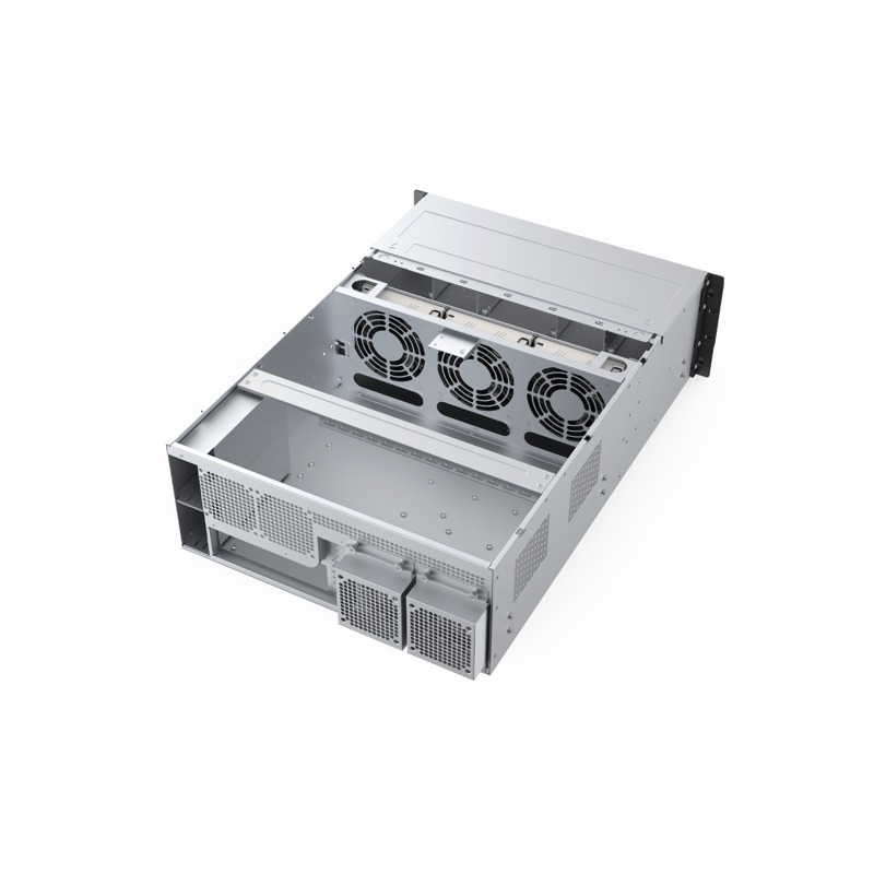 Корпус 4U YCC YRM-46508A0, E-ATX, 8 отсеков горячей замены, 11 слотов PCIe, 2 БП CRPS 2000 Вт, фото 2