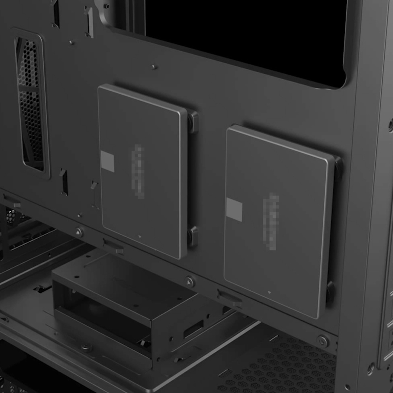 Корпус для ПК Raijintek ARCADIA III, Midi Tower, чёрный, под ATX, mATX, Mini-ITX, фото 5