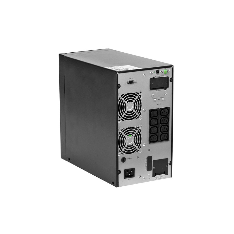 ИБП Powerman Online 2000, 1800 Вт, 3 розетки, Schuko, IEC C20, батарея 4 мин, 191 х 337, фото 4