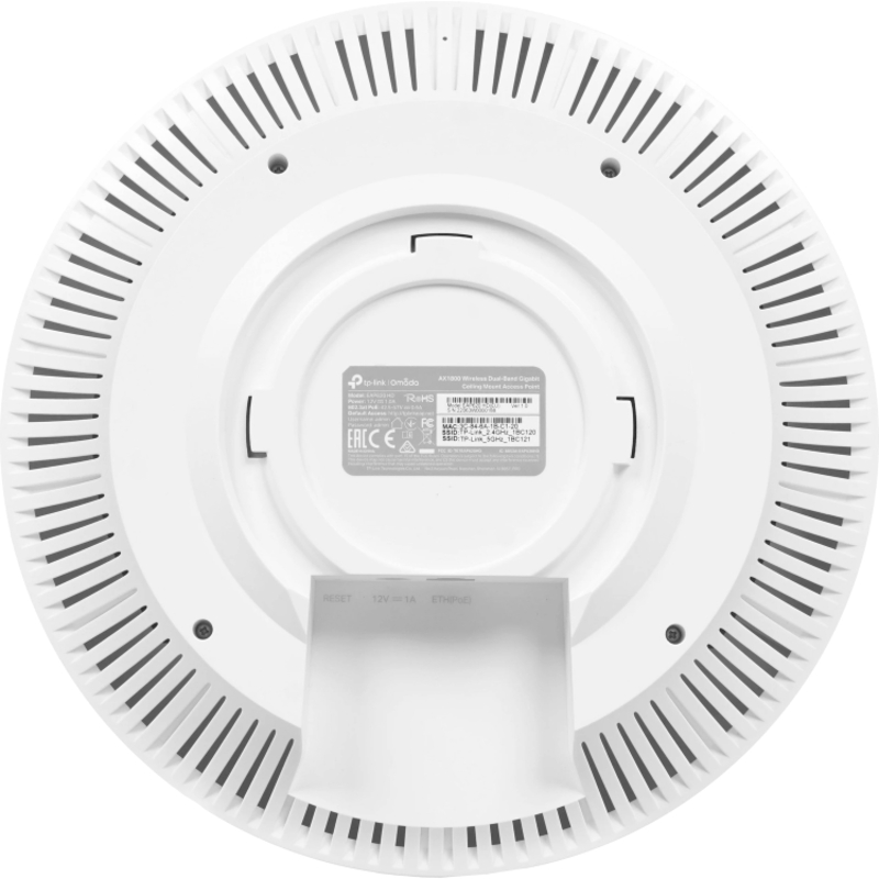 Потолочная точка доступа TP-Link EAP620 HD, Wi-Fi 6, MU-MIMO, порт 1 Гбит/с, PoE 802.3at, фото 5