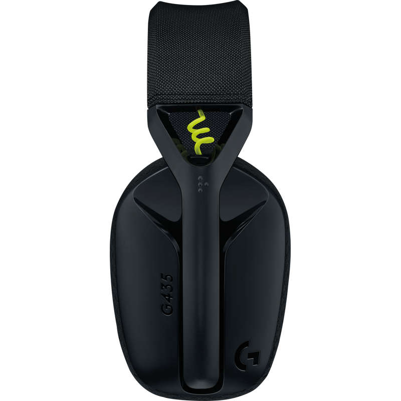 Гарнитура Logitech G435 LIGHTSPEED BLACK, радиоканал, Bluetooth 5.0, полноразмерные, чёрный, для геймеров, фото 6