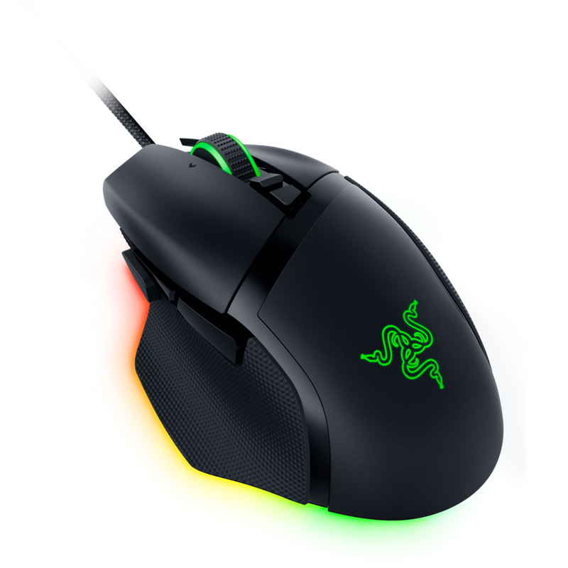 Мышь Razer Basilisk V3, проводное подключение, USB-A, 26000 dpi, чёрный, подсветка, фото 4