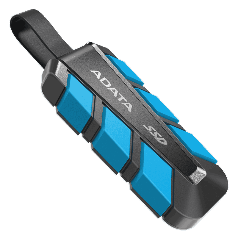 Внешний SSD ADATA SC740, 500GB, Type-C, USB 3.2 Gen2, R/W 1050/1000 MB/s, 121.8x40.5x22.3mm, Blue (ADATA SC740-500G-CBU), фото 3