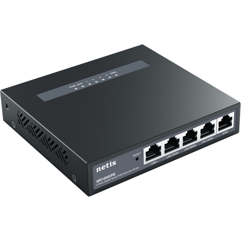 Wi-Fi роутер Netis SMB WAN PoE NR105GPE, 1 порт LAN, фото 2
