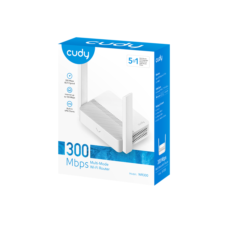 Wi-Fi роутер Cudy N300 Wi-Fi Router, 3 порта LAN, фото 5