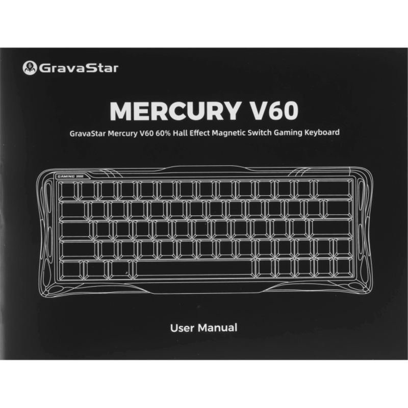 Клавиатура Gravastar Mercury V60 XTAL PNK, белый, фото 7