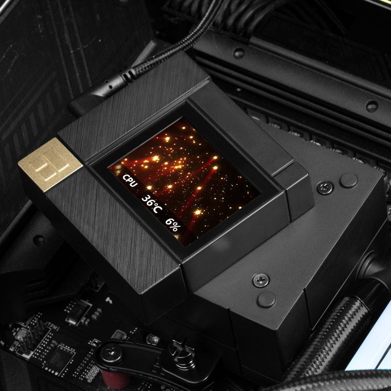 Система жидкостного охлаждения Thermalright Core Matrix 360 Vision, чёрный, фото 9
