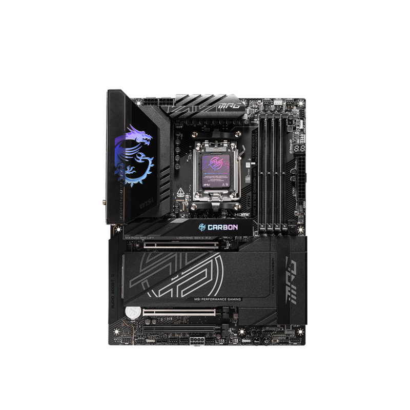 Материнская плата MSI MPG X870E CARBON WIFI, AM5, AMD X870E, ATX, DDR5, фото 2