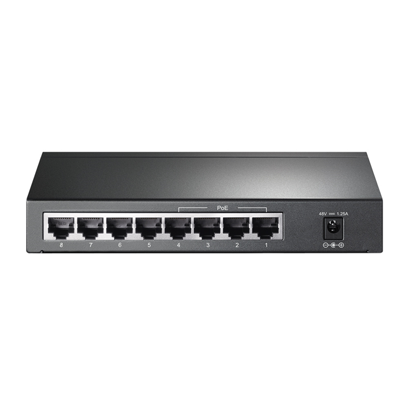 Коммутатор TP-Link TL-SG1008P неуправляемый, 8 портов 1 Гбит/с, 4 порта PoE, 55 Вт, фото 4