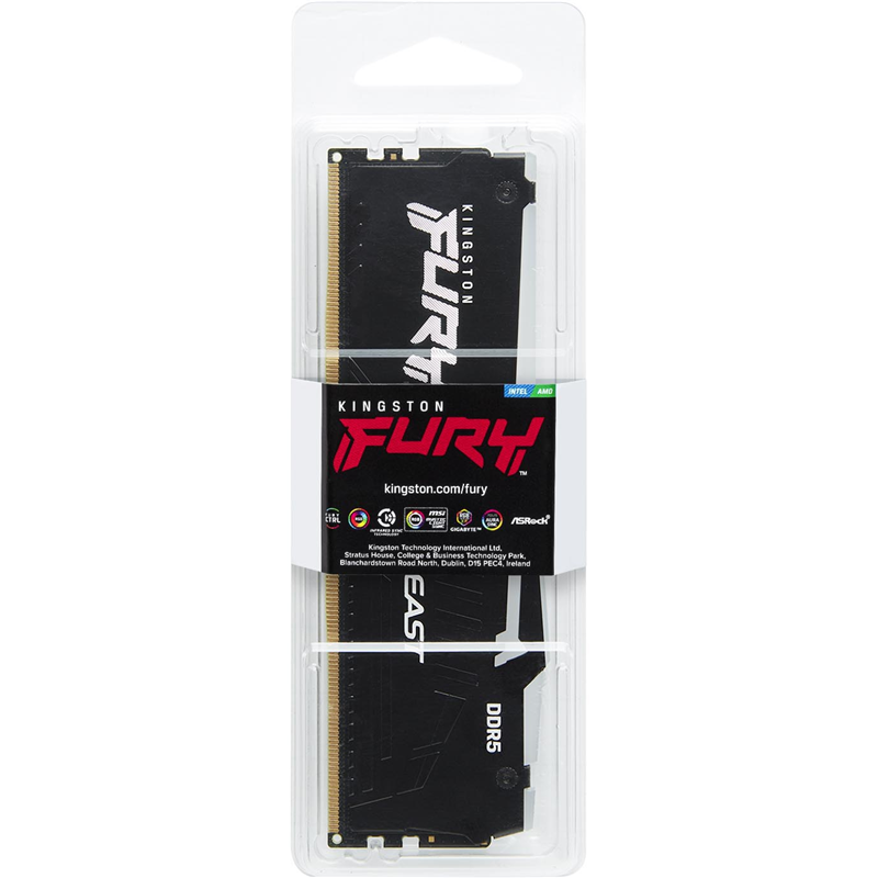 Оперативная память Kingston KF556C40BBA-8, 8 ГБ, DDR5, 5600 МГц, DIMM, PC5-44800, CL40, фото 3