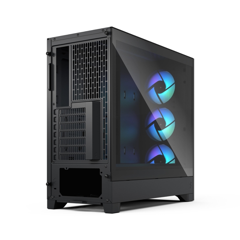 Корпус ПК без блока Case Fractal Design Pop 2 Air TG RGB, Midi-Tower, 3x120mm, 1xUSB-C + 1xUSB-A 3.2 ATX, mATX, mITX Black, фото 6