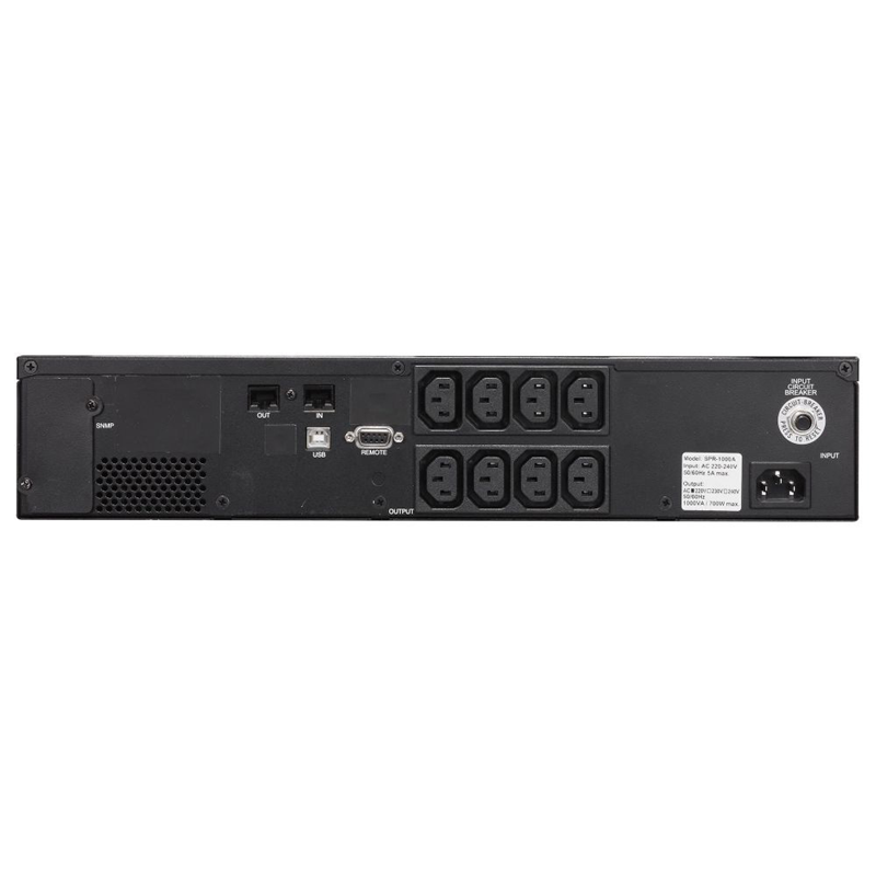 ИБП Powercom SPR-1500, 1200 Вт, Line-Interactive, 8 розеток, IEC C13, фото 5