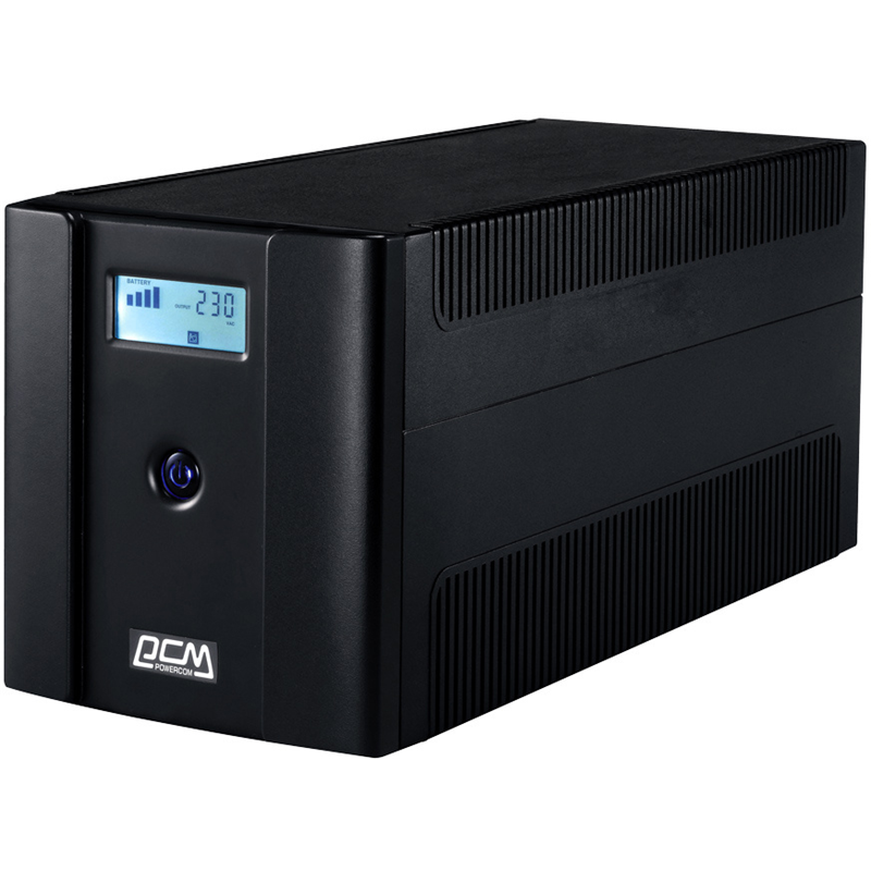 ИБП Powercom Raptor RPT-2000AP LCD EURO, 2000 ВА, 1200 Вт, Line-Interactive, 4 розетки, Schuko, фото 4