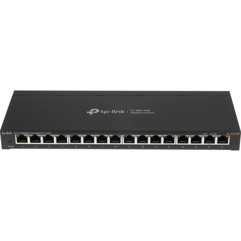 Коммутатор TP-Link TL-SG116E смарт, 16 портов 1 Гбит/с, VLAN, QoS, IGMP Snooping, фото 2