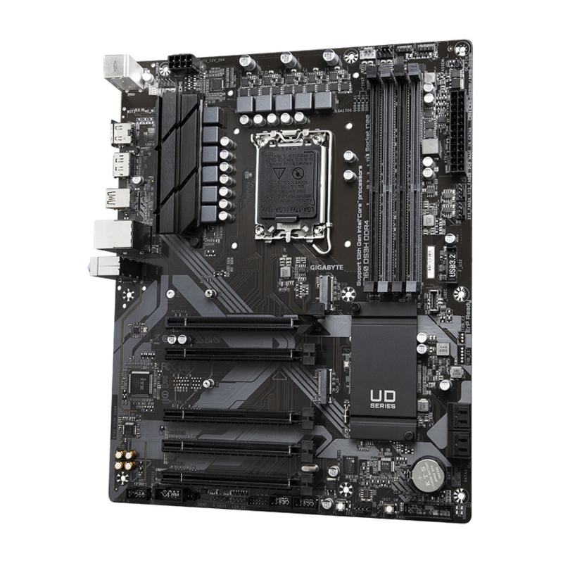 Материнская плата Gigabyte INTEL B760 s1700, LGA1700, mATX, DDR4, B760DS3HDDR4, фото 4