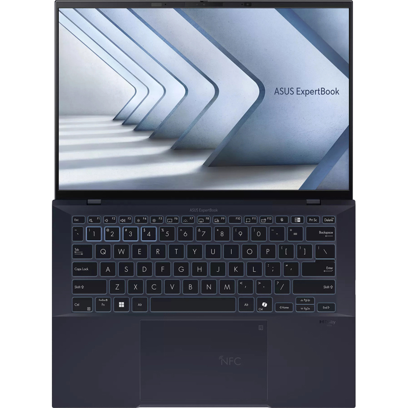 Ноутбук ASUS B9403CVAR-PP1795X 14"(2880x1800 OLED)/Intel Core 7 150U(1.8Ghz)/32768Mb/1024PCISSDGb/noDVD/Int:shared/Cam/BT/WiFi/63WHr/war 1y/0.95kg/Star Black/Win11Pro + магн корп; NumberPad; чехол; кабель microHDMI--RJ45, фото 10