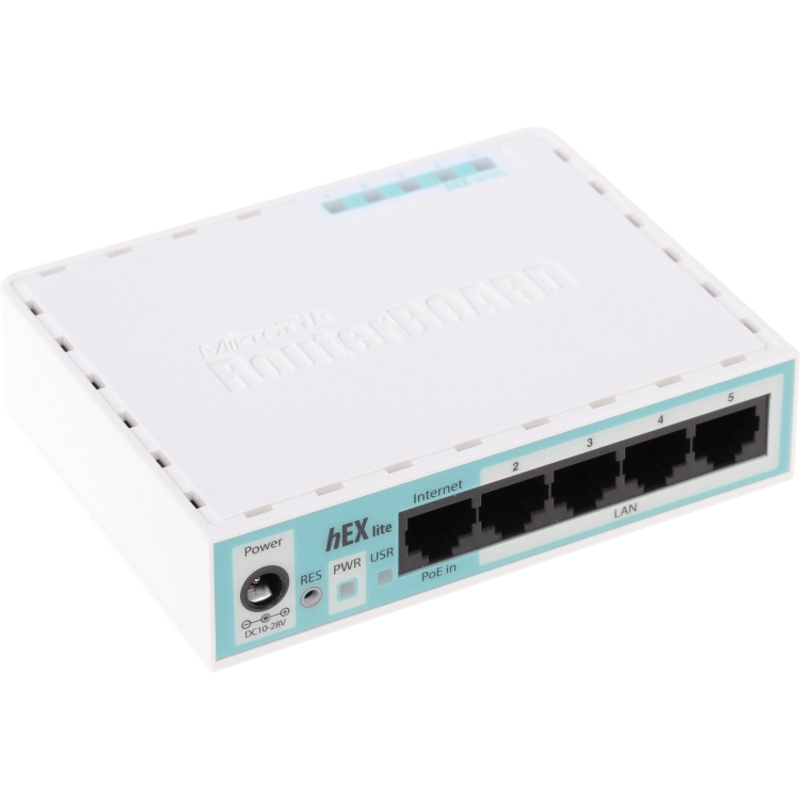 Маршрутизатор MikroTik hEX lite RB750r2, 5 портов 100 Мбит/с, VPN, для дома и небольшого офиса, фото 3