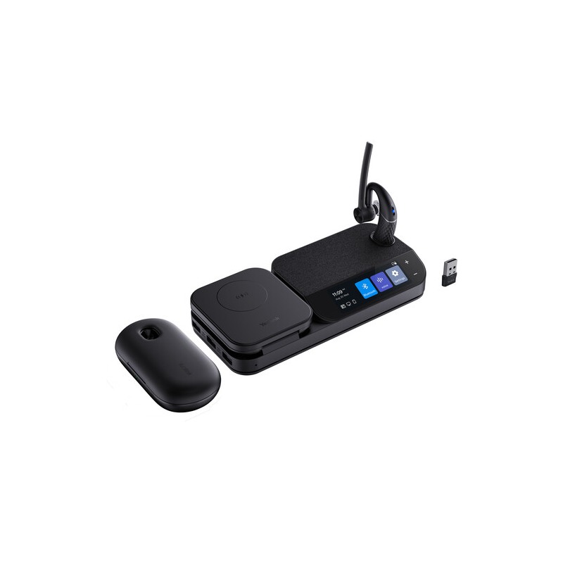 Гарнитура Yealink BH71 Workstation Pro, Bluetooth 5.2, на одно ухо, с зарядной станцией, фото 5