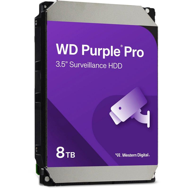 Жёсткий диск WD Purple Pro 8 ТБ 3,5″, 7200 об/мин, кэш 256 МБ, для видеонаблюдения, фото 3