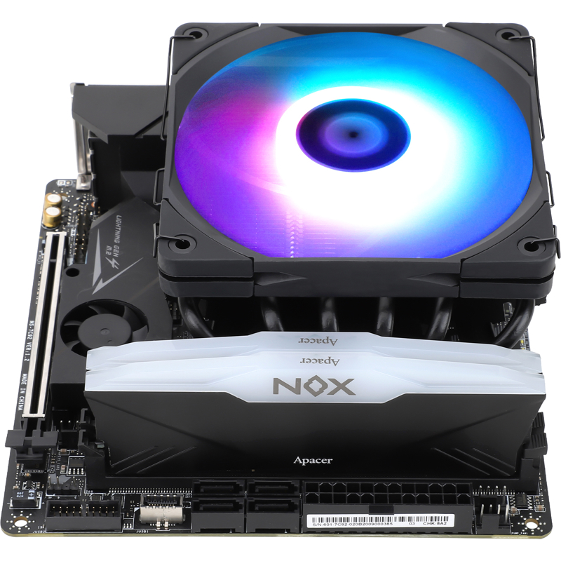 Кулер для процессора Thermalright AXP-120 X67, чёрный, фото 8