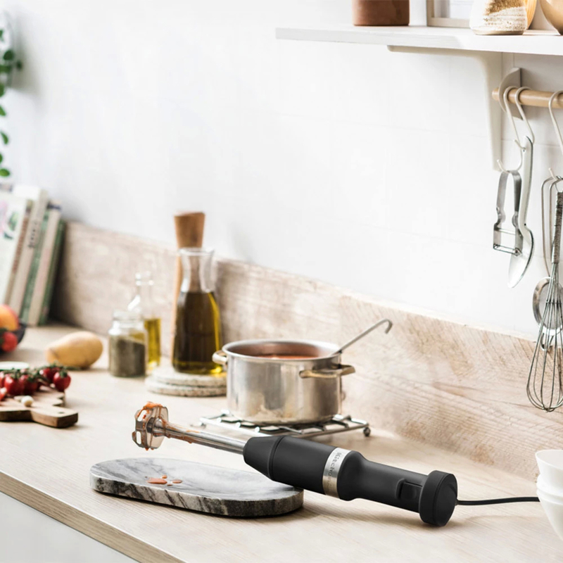 Погружной блендер KitchenAid 5KHBV83EBM, 180 Вт, измельчитель 600 мл, венчик, матовый чёрный, фото 7