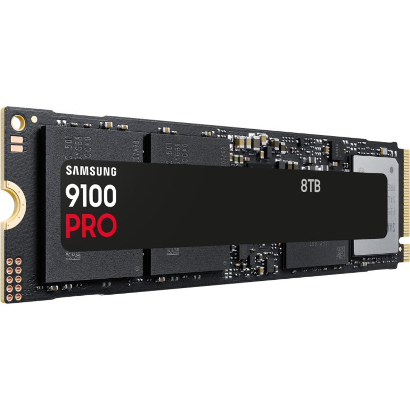 Твердотельный накопитель Samsung SSD 9100 PRO, 8000 ГБ, V-NAND, чтение 14800 МБ/с, 4800 ТБ, MZ-VAP8T0BW, фото 3