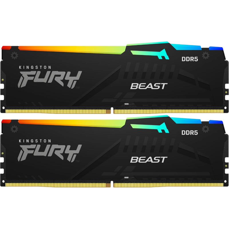 Оперативная память Kingston KF556C40BB2AK2-64, 64 ГБ (2x32 ГБ), DDR5, 5600 МГц, DIMM, PC5-48000, фото 2