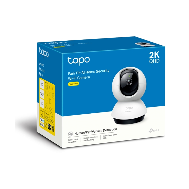 Камера Pan/Tilt AI Home Security Wi-Fi Camera (TP-Link Tapo C220), фото 10