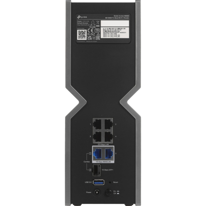 Wi-Fi роутер TP-Link Archer BE800 трёхдиапазонный, Wi-Fi 7 BE19000, 2 порта WAN, 6 портов LAN, USB 3.0, IPTV, фото 5