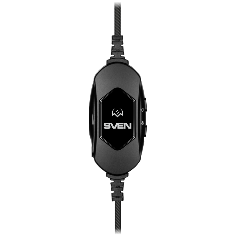 Гарнитура Sven AP-U1100MV, проводное подключение, USB Type-A, полноразмерные, чёрный, микрофон съёмный, фото 9