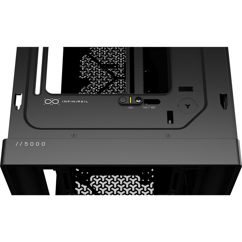 Корпус для ПК Corsair Frame 5000D RS High-Airflow, Midi Tower, чёрный, под ATX, E-ATX, mATX, Mini-ITX, фото 4