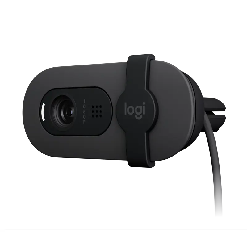 Веб-камера Logitech Brio 105 Full HD 1080p Webcam - GRAPHITE - USB, 1920х1080, 30 к/с, фокус фиксированный, фото 4