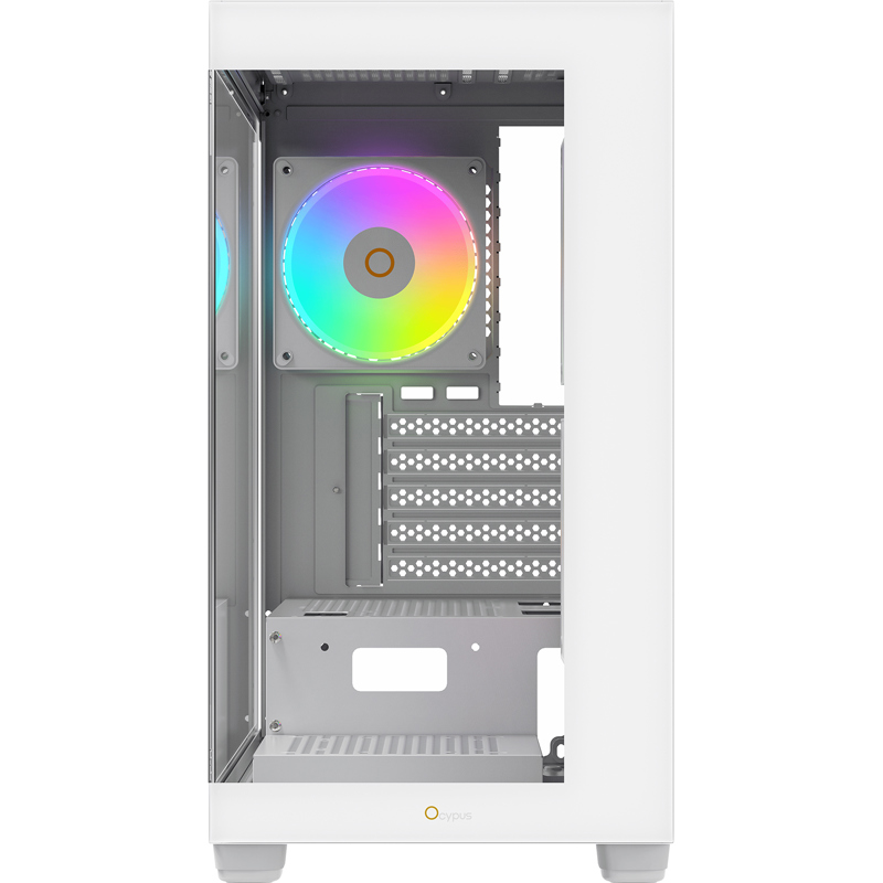 Корпус для ПК Ocypus Gamma C52 WH ARGB, Mini Tower, белый, под mATX, Mini-ITX, подсветка ARGB, фото 2