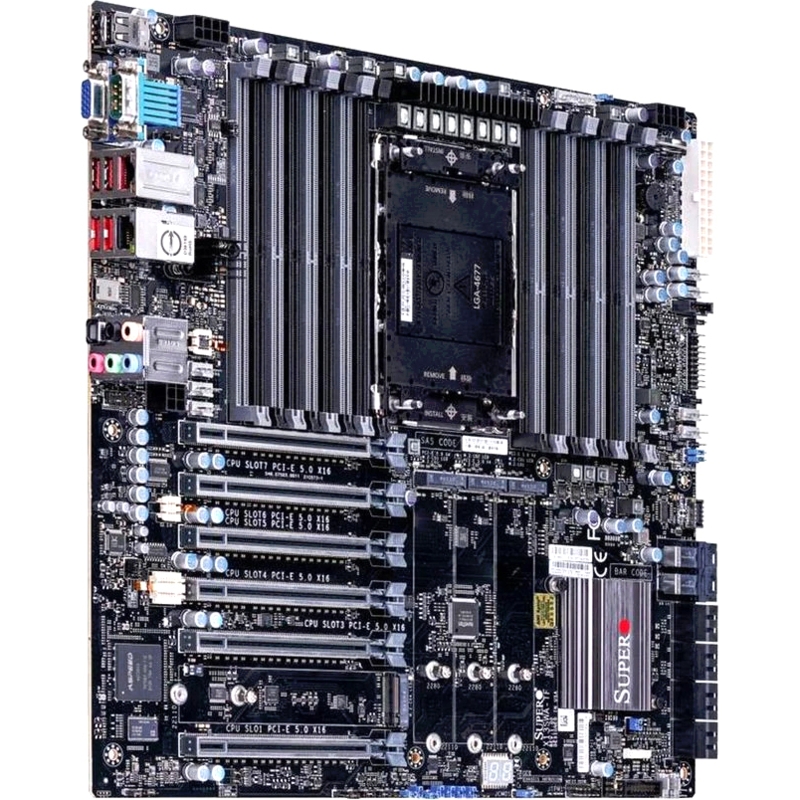 Системная плата MB Supermicro X13SWA-TF-B, E-ATX, 1x LGA-4677 (W-3400, W-2400, W-3500, W-2500 series), Intel® W790, 16x ECC DDR5 RDIMM (SuperMicro MBD-X13SWA-TF-B (bundle)), фото 3
