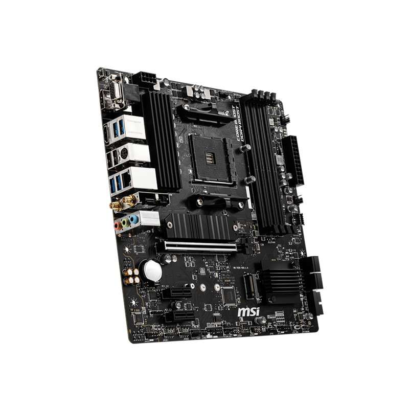 Материнская плата MSI AMD B550 sAM4, AM4, ATX, DDR4, DIMM, 128 ГБ ОЗУ, фото 4