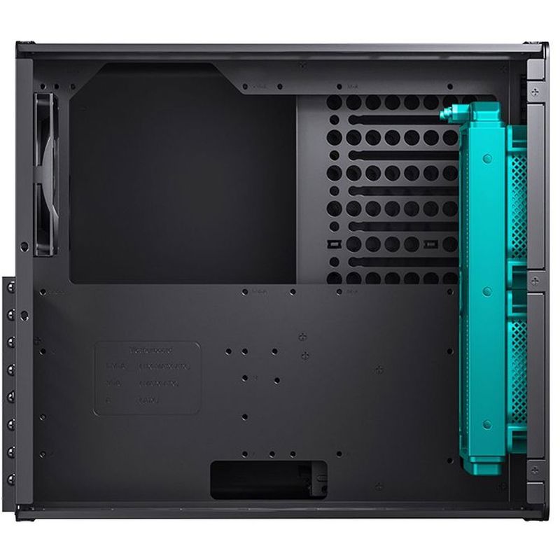 Корпус для ПК Jonsbo N5, Mini Tower, чёрный, под ATX, E-ATX, mATX, Mini-ITX, материал алюминий, дерево, сталь, фото 14