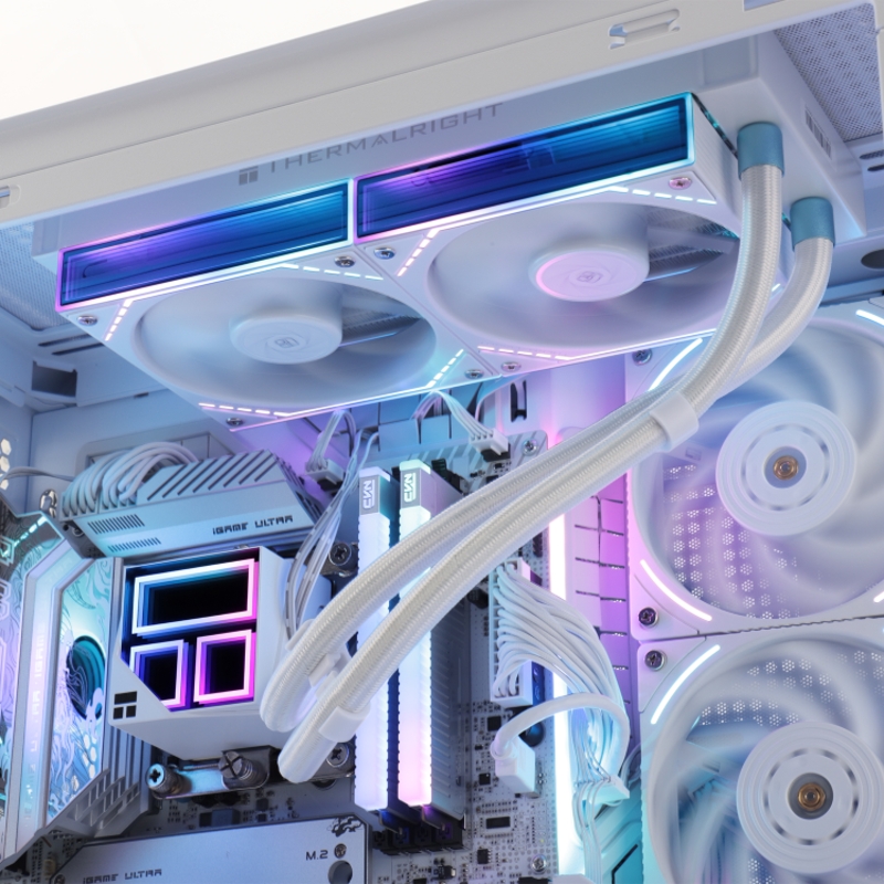 Система жидкостного охлаждения Thermalright Frozen Infinity 240, вентилятор 120 мм, белый, фото 9