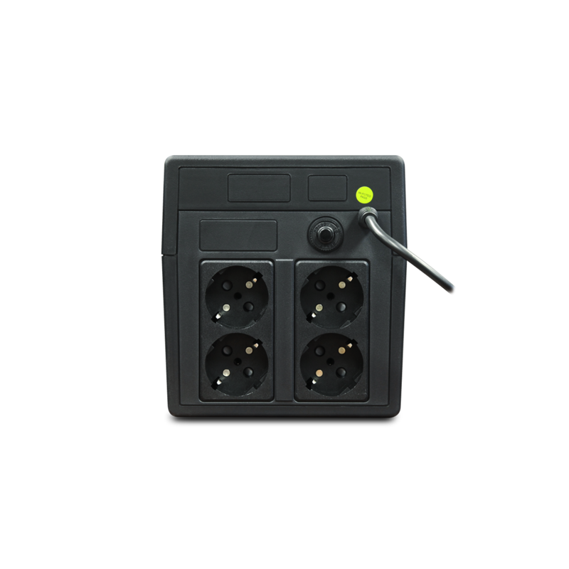 ИБП Powerman Back Pro 1050, 600 Вт, 4 розетки, Schuko, батарея 3 мин, фото 5
