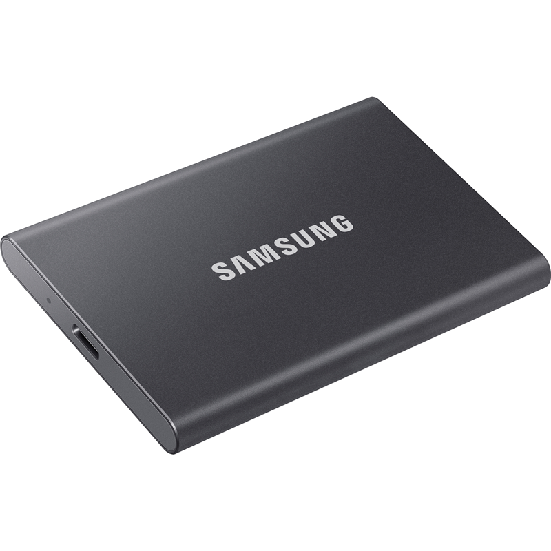Внешний накопитель Samsung T7, SSD 2 ТБ, USB 3.2 Gen 2 Type-C, чтение 1050 МБ/с, запись 1000 МБ/с, серый, фото 5