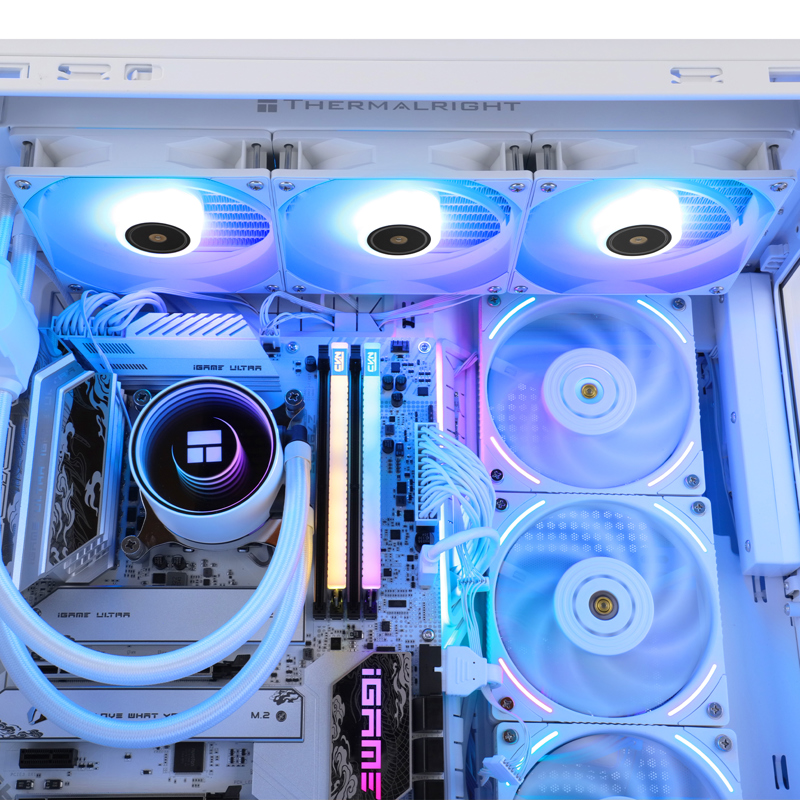 Система жидкостного охлаждения Thermalright Frozen Notte 360, вентилятор 120 мм, белый, фото 9
