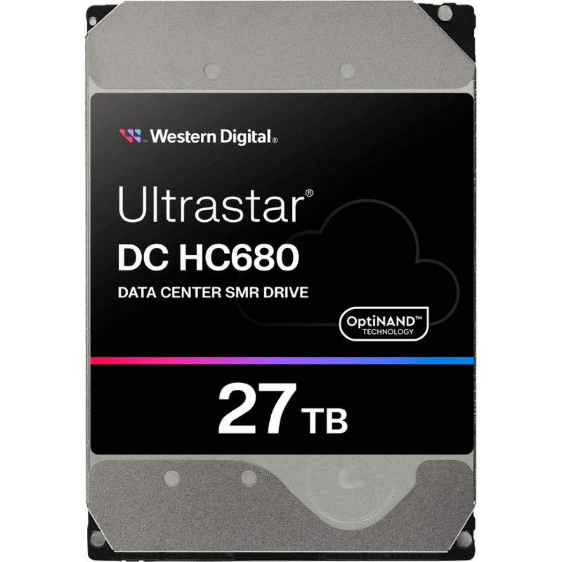 Жёсткий диск HDD WD SATA Server 27Tb Ultrastar DC HC680 HM-SMR (Compatibility with ZBC or ZAC protocols is required) 7200 6Gb/s 512MB, фото 2