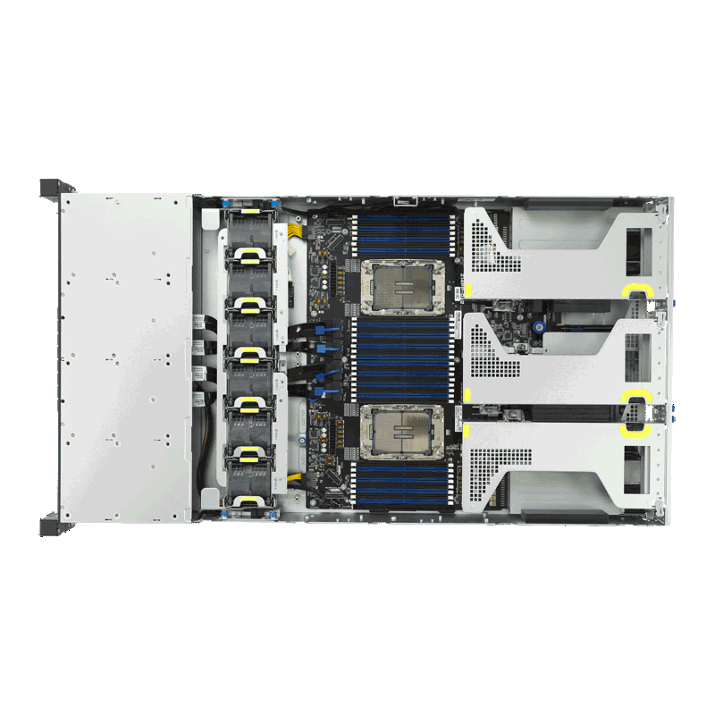 Серверная платформа ASUS RS720-E12-RS8G, 2U, 2x LGA 4710, 32x DDR5 6400, 8 x 2.5" hsb 8x SATA/SAS*/NVMe, 8x PCIe slots* + 2x OCP3.0* (ASUS 90SF03T1-M000H0), фото 9