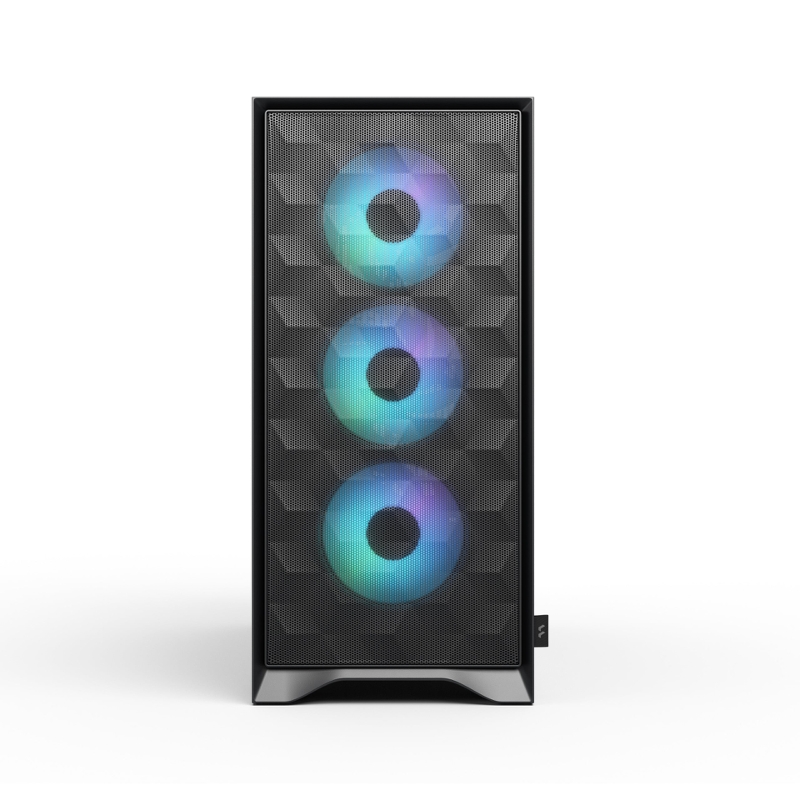 Корпус ПК без блока Case Fractal Design Pop 2 Air TG RGB, Midi-Tower, 3x120mm, 1xUSB-C + 1xUSB-A 3.2 ATX, mATX, mITX Black, фото 13
